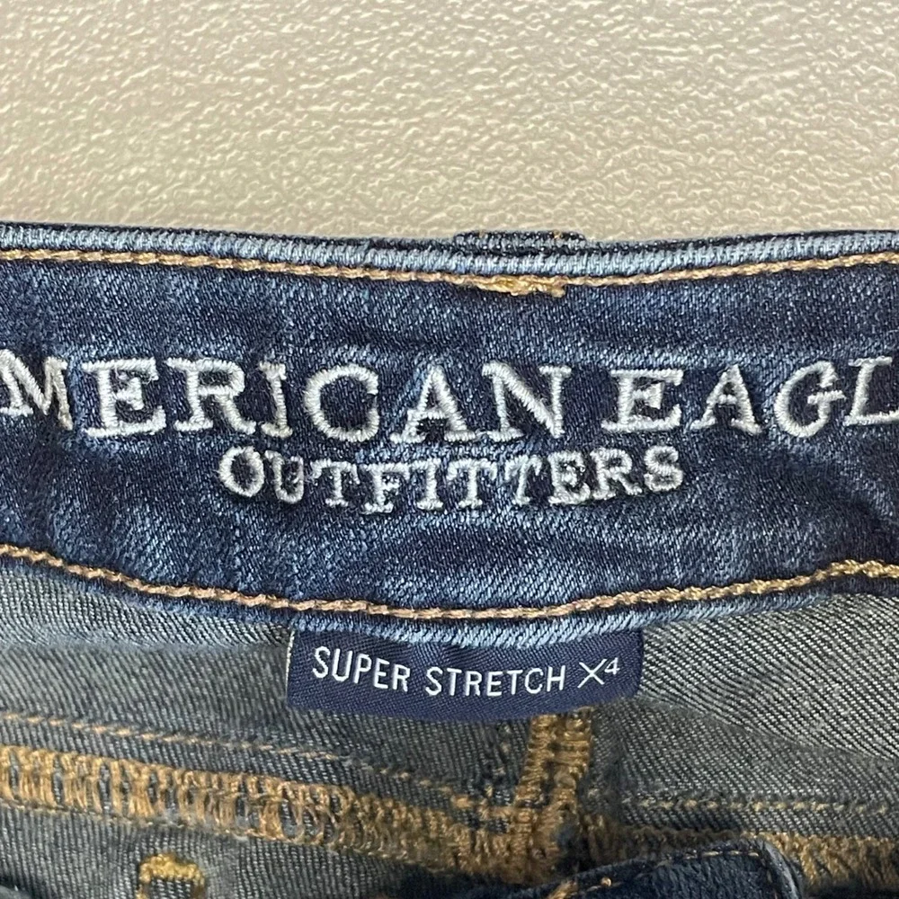 American Eagle Outfitters Womens‎ Jegging Super Stretch Blue Jeans Size 6 Long